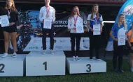 zdjęcie na podium M.Wieczorek